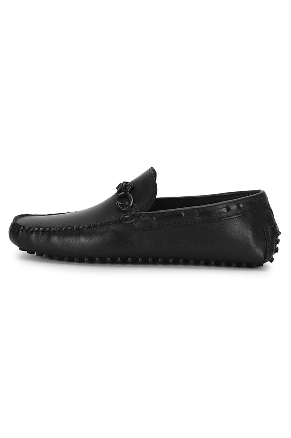 Men Black Loafers - Image 3