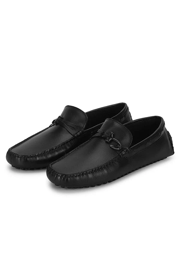 Men Black Loafers - Image 4