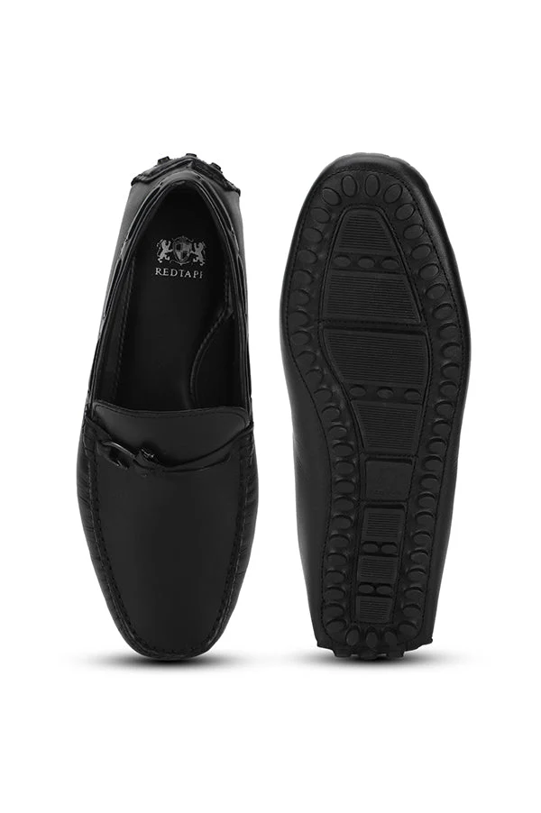 Men Black Loafers - Image 5