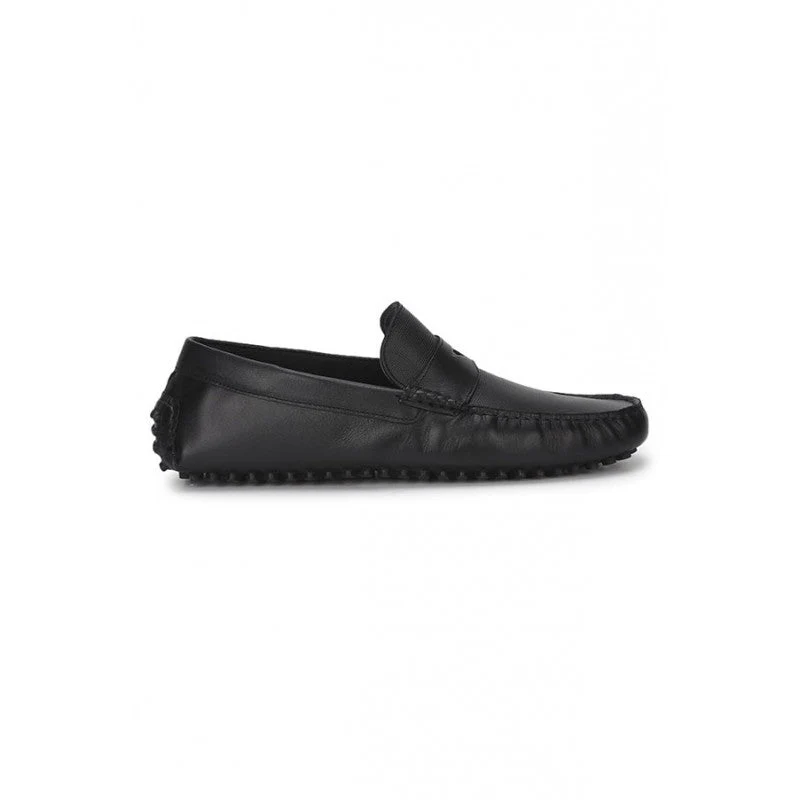 Men Black Loafers - Image 2
