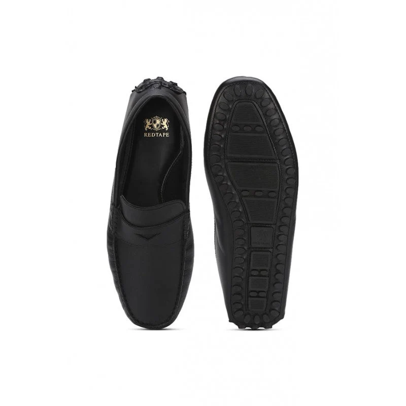 Men Black Loafers - Image 5