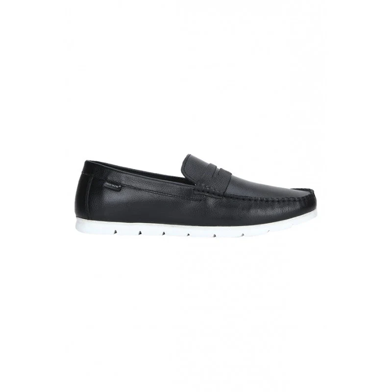 Men Black Loafers - Image 2