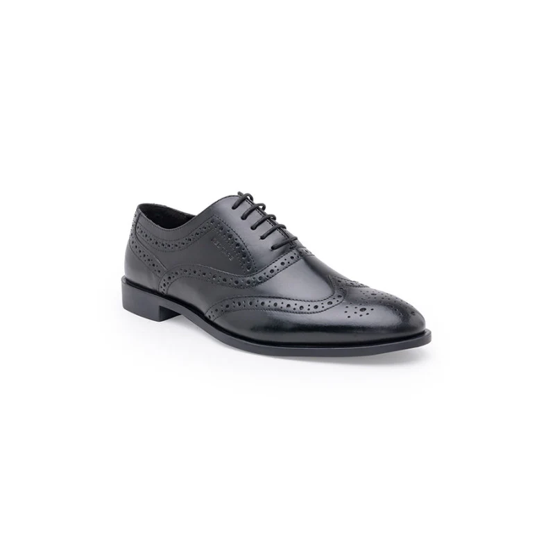 Men Black Oxford Shoes - Image 2