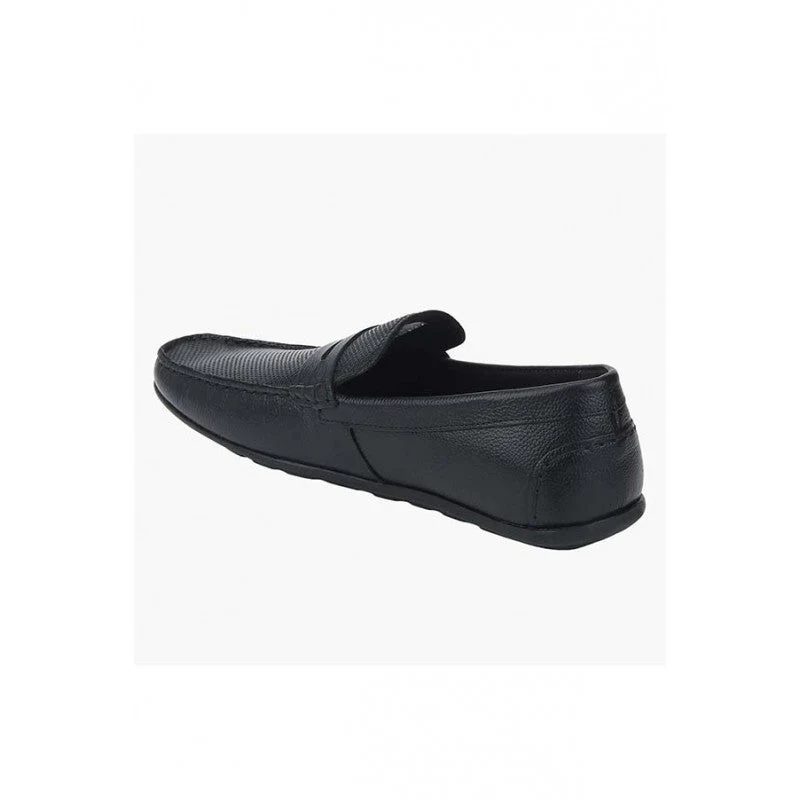 Men Black Slip On Shoes - Image 5
