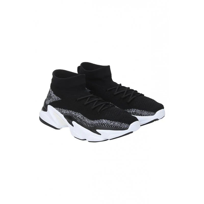 Men Black Sneakers - Image 6