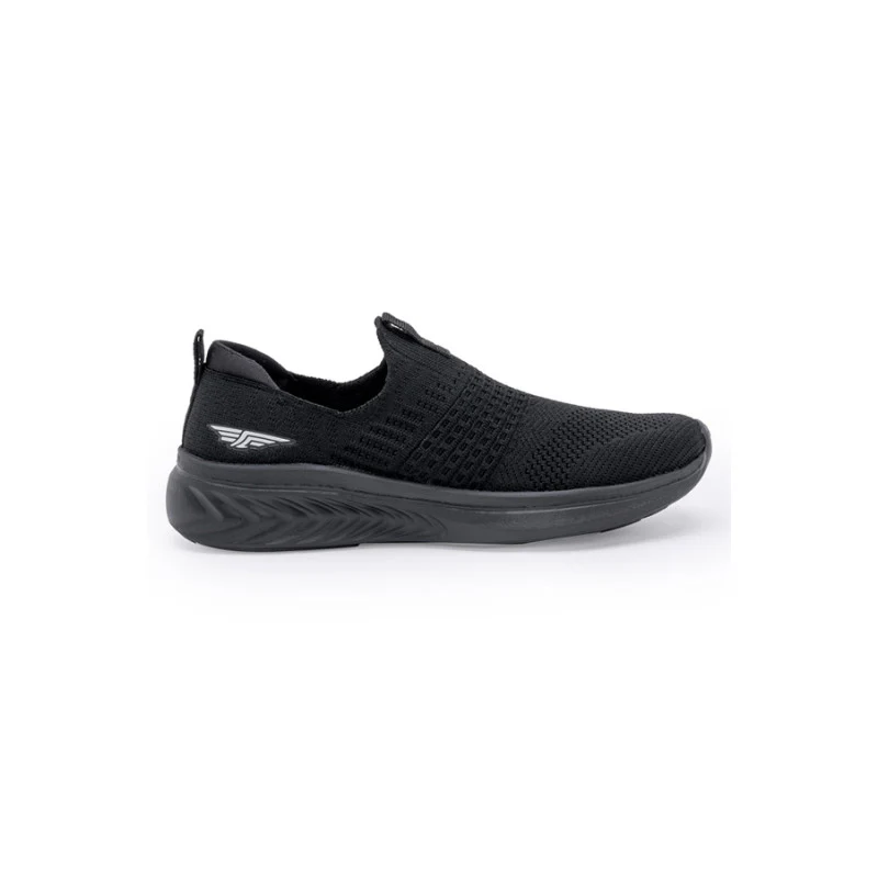 Men Black Sports Walking Shoes - Image 3