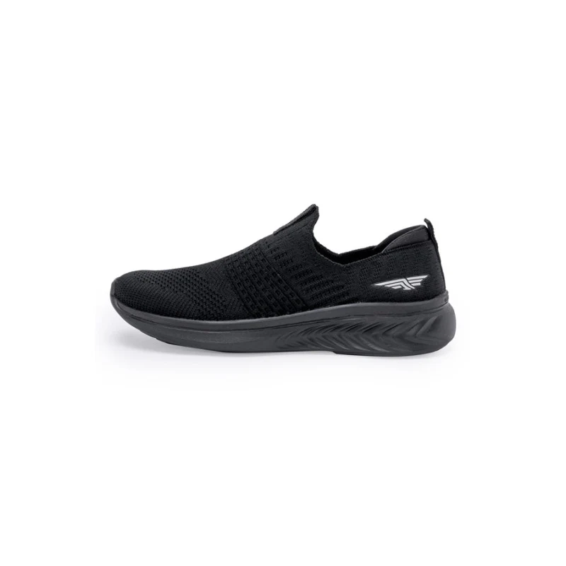 Men Black Sports Walking Shoes - Image 4