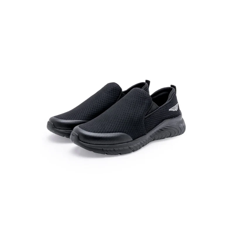 Men Black Walking Shoes - Image 5