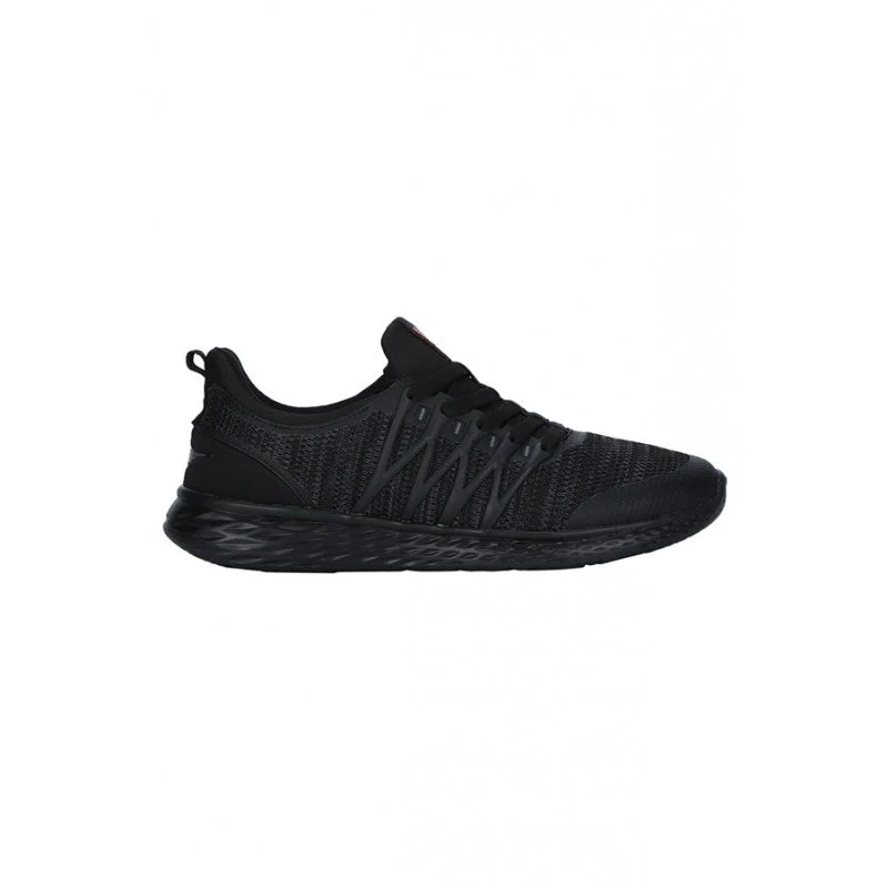 Men Black Walking Shoes - Image 2