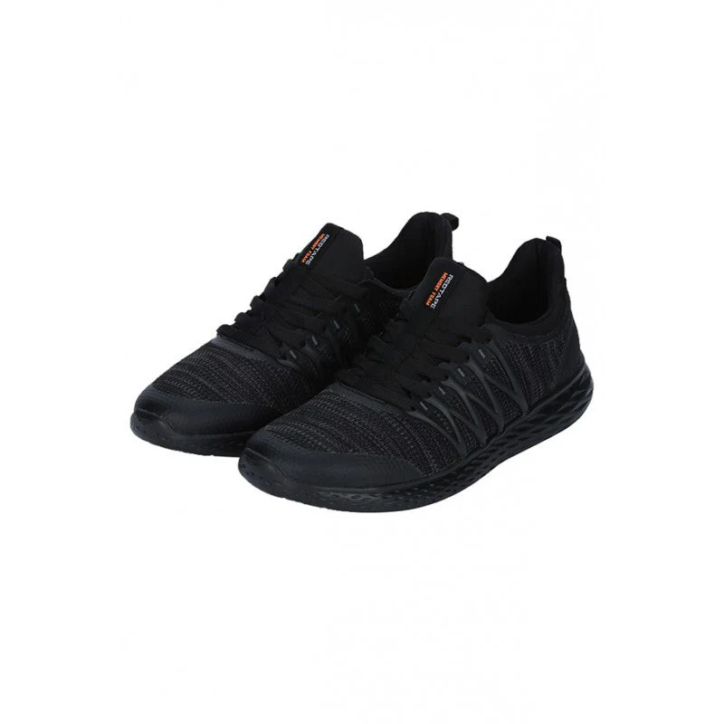 Men Black Walking Shoes - Image 3