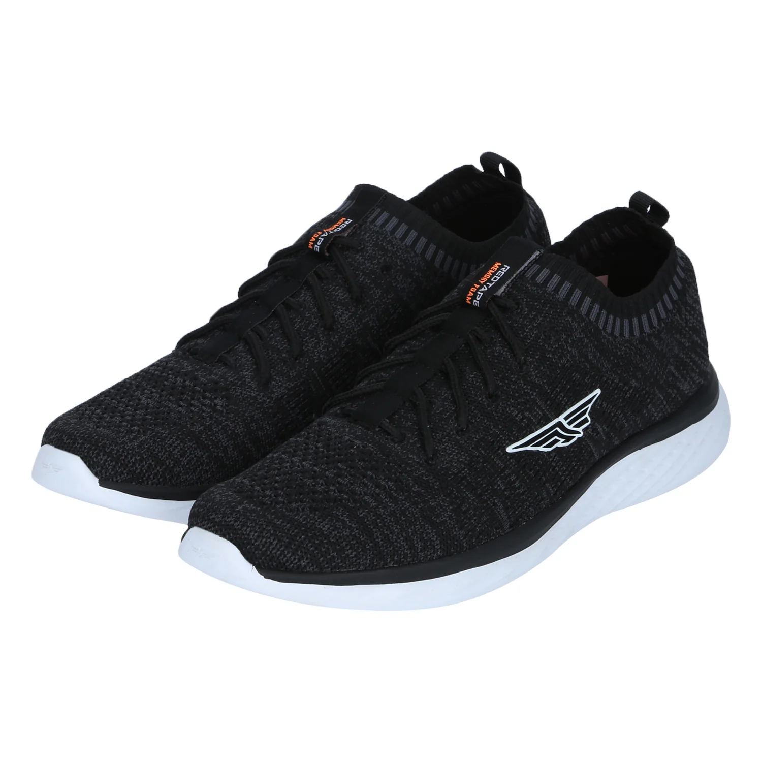 Men Black Walking Shoes - Image 4