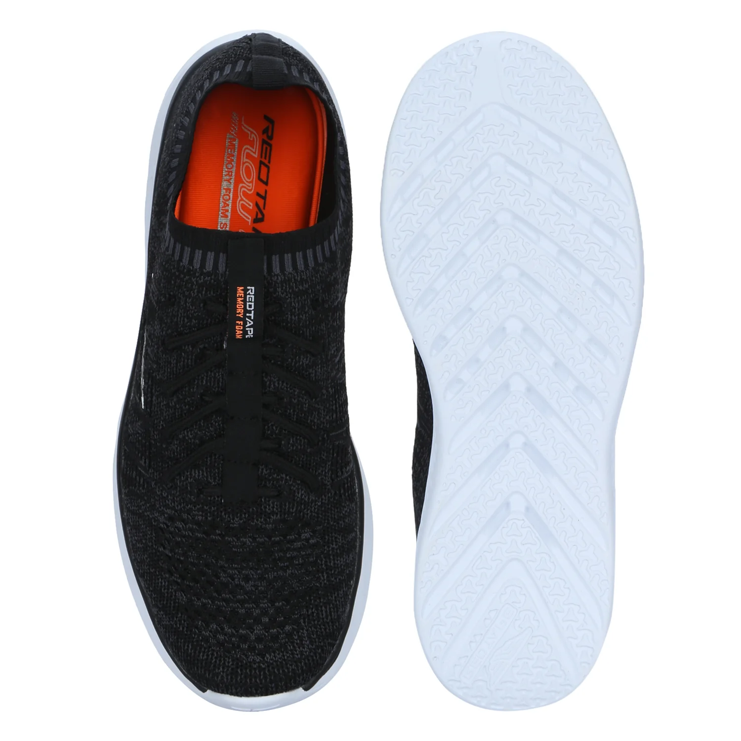 Men Black Walking Shoes - Image 8