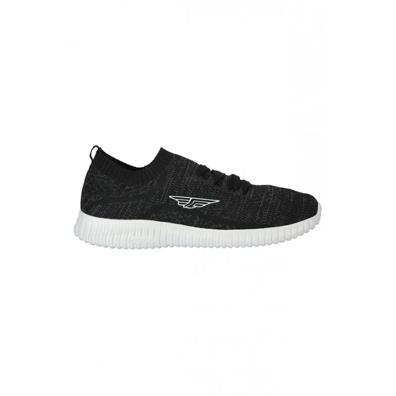 Men Black Walking Shoes - Image 2
