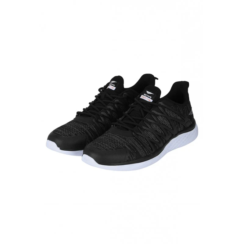 Men Black Walking Shoes - Image 4