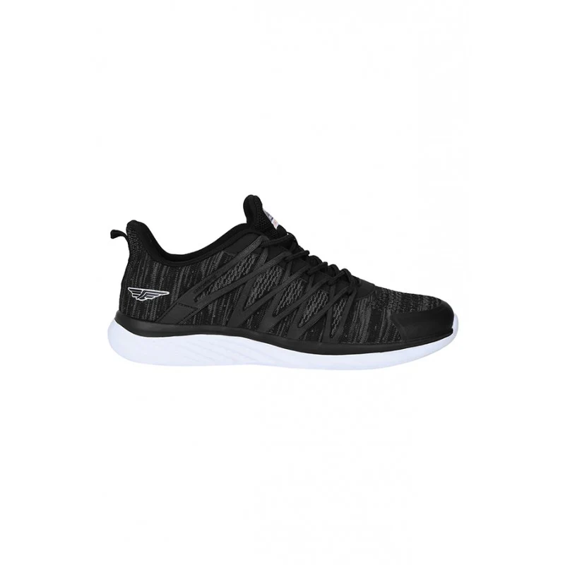 Men Black Walking Shoes - Image 2