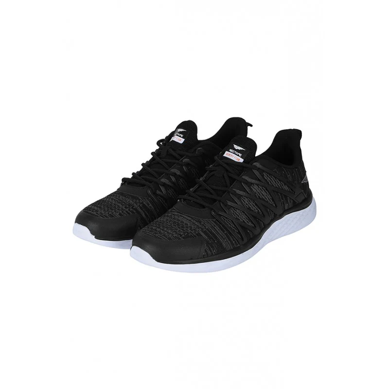 Men Black Walking Shoes - Image 4