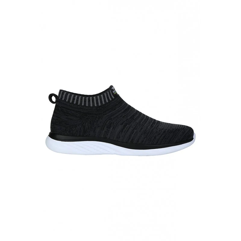 Men Black Walking Shoes - Image 2