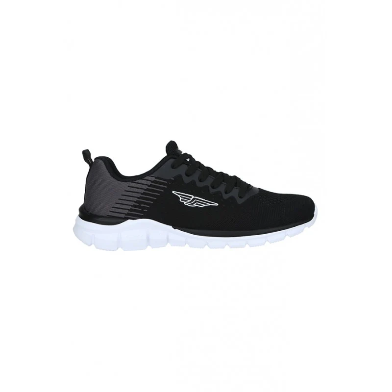 Men Black Walking Shoes - Image 2