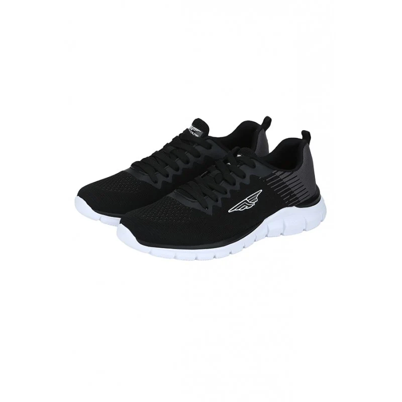 Men Black Walking Shoes - Image 4