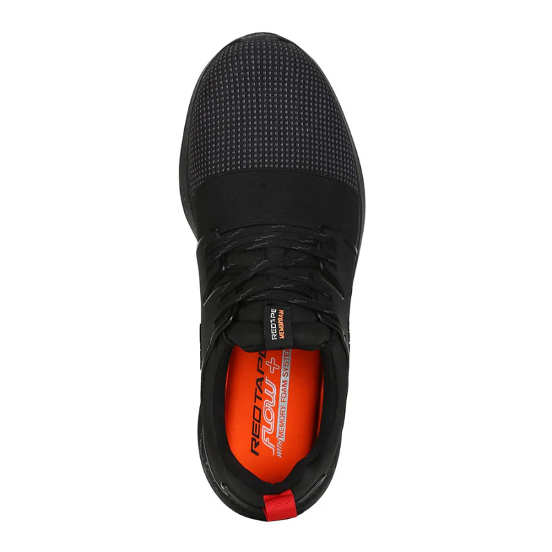 Men Black Walking Shoes - Image 7