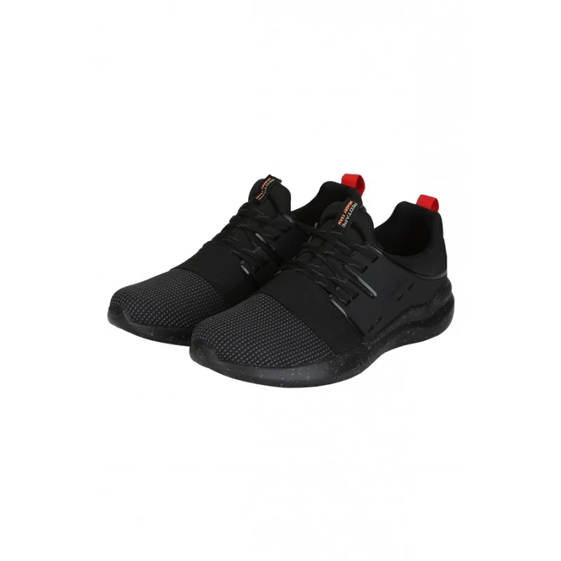 Men Black Walking Shoes - Image 4