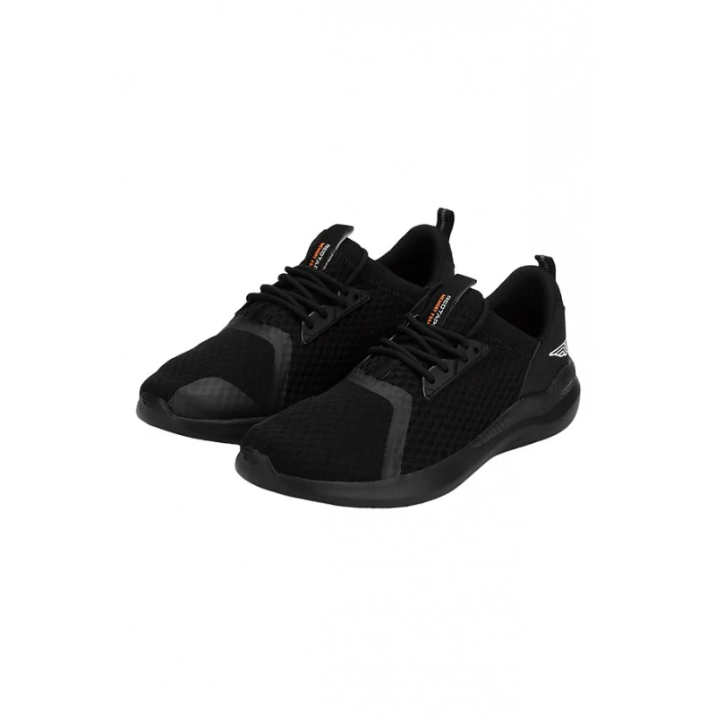 Men Black Walking Shoes - Image 4
