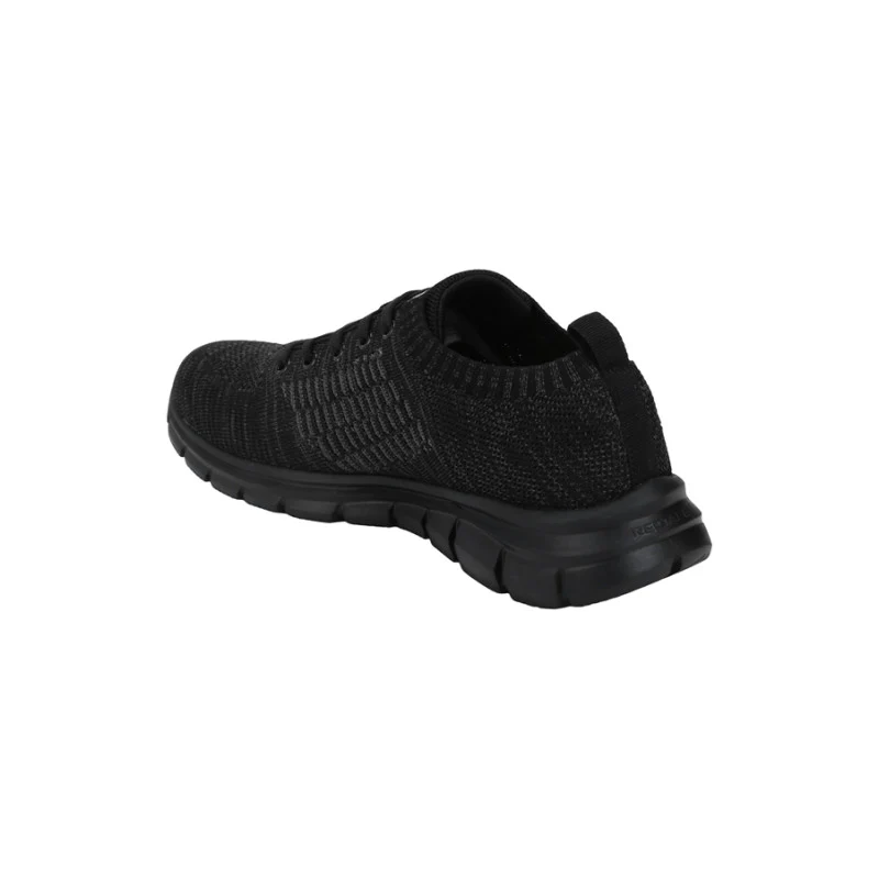 Men Black Walking Shoes - Image 2