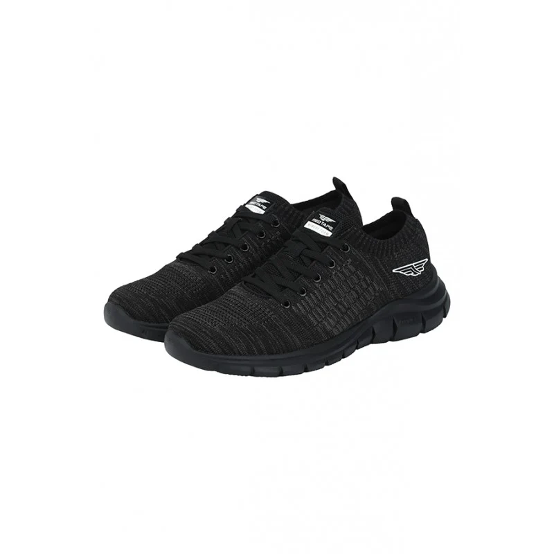 Men Black Walking Shoes - Image 4