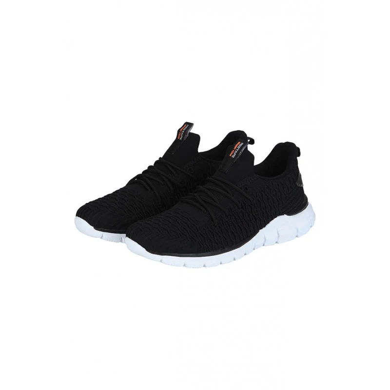Men Black Walking Shoes - Image 3