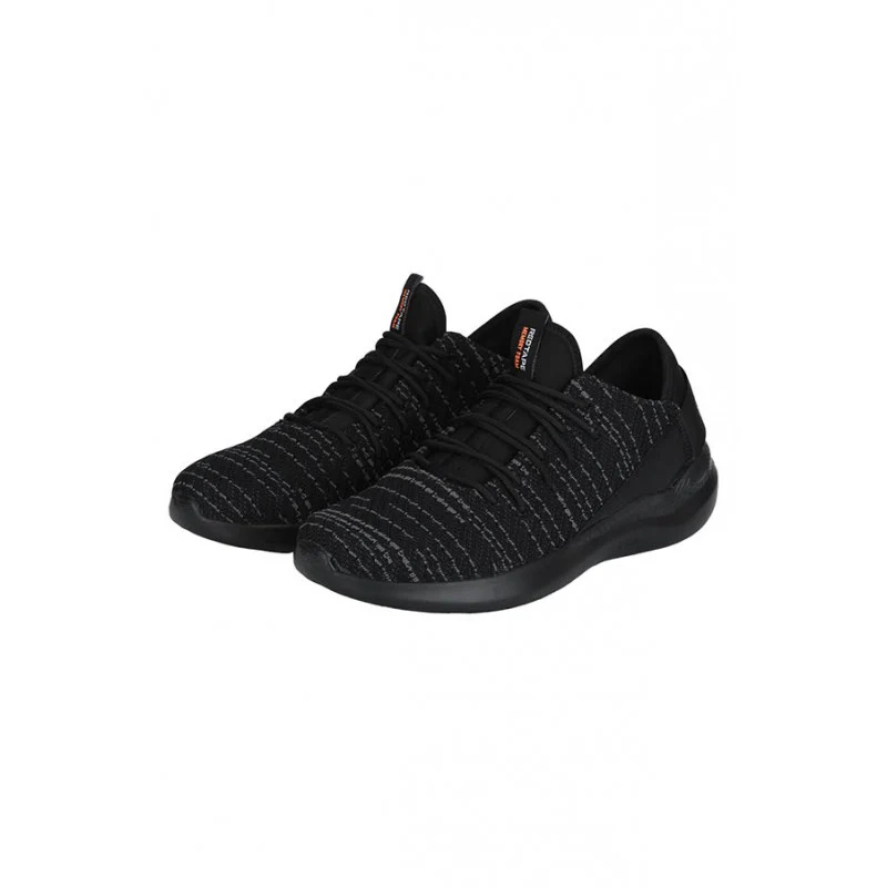 Men Black Walking Shoes - Image 3