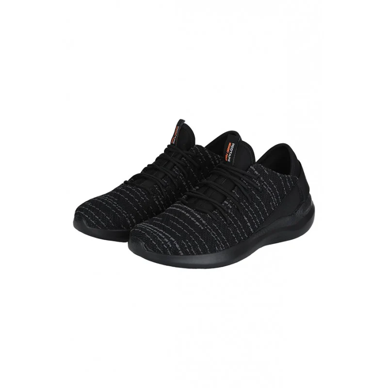 Men Black Walking Shoes - Image 4