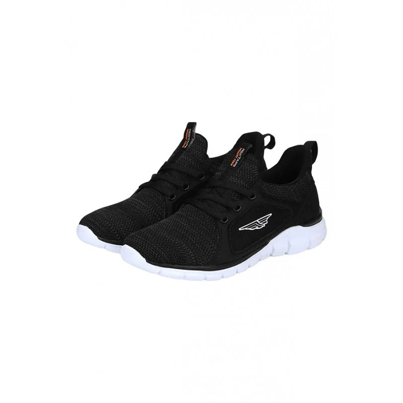 Men Black Walking Shoes - Image 3