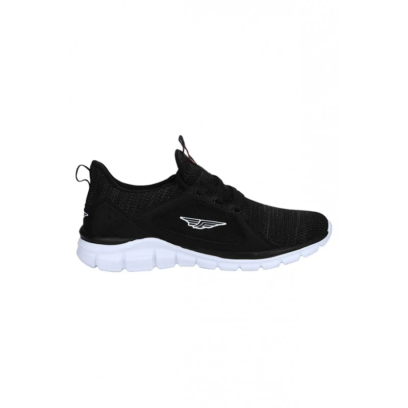 Men Black Walking Shoes - Image 2