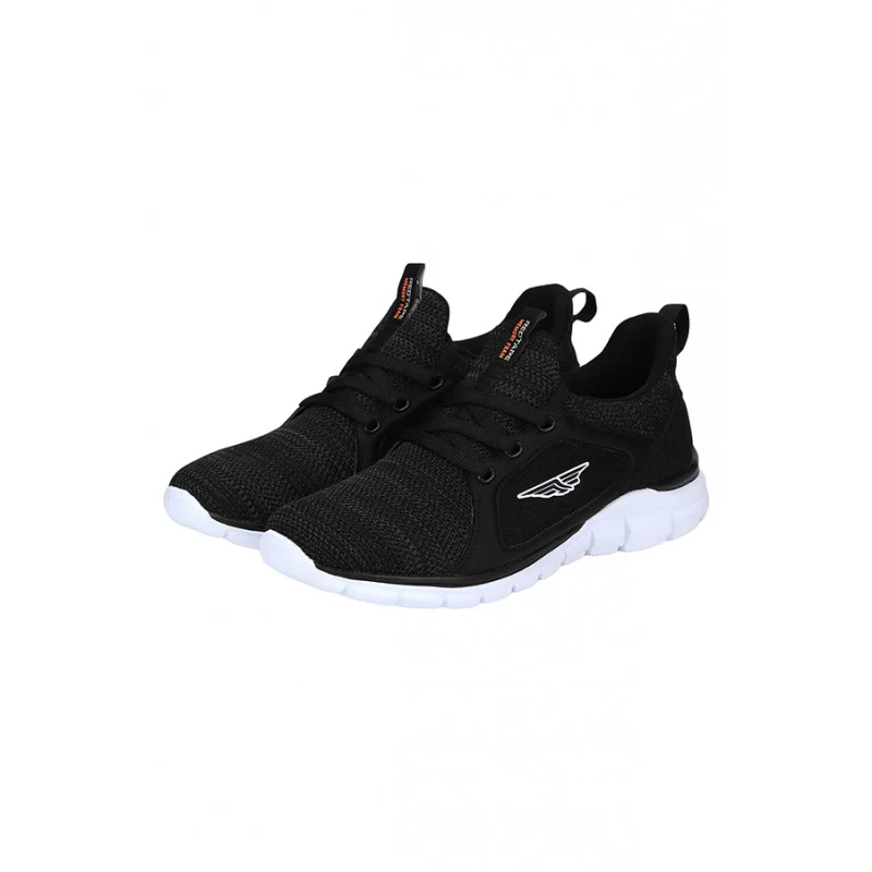 Men Black Walking Shoes - Image 4