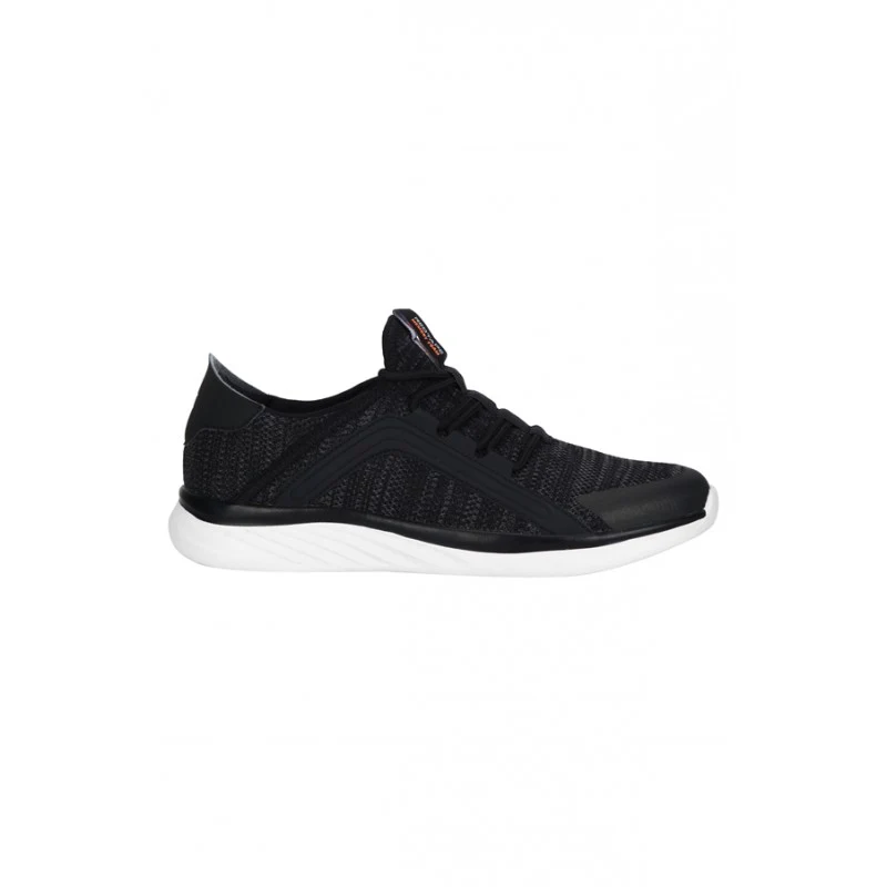 Men Black Walking Shoes - Image 2