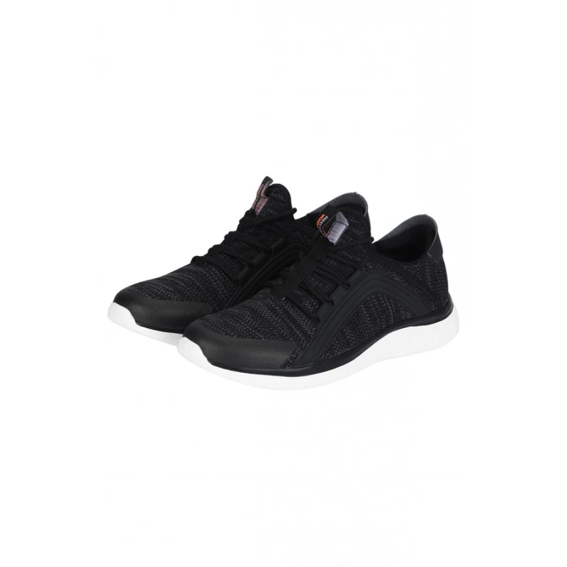 Men Black Walking Shoes - Image 4