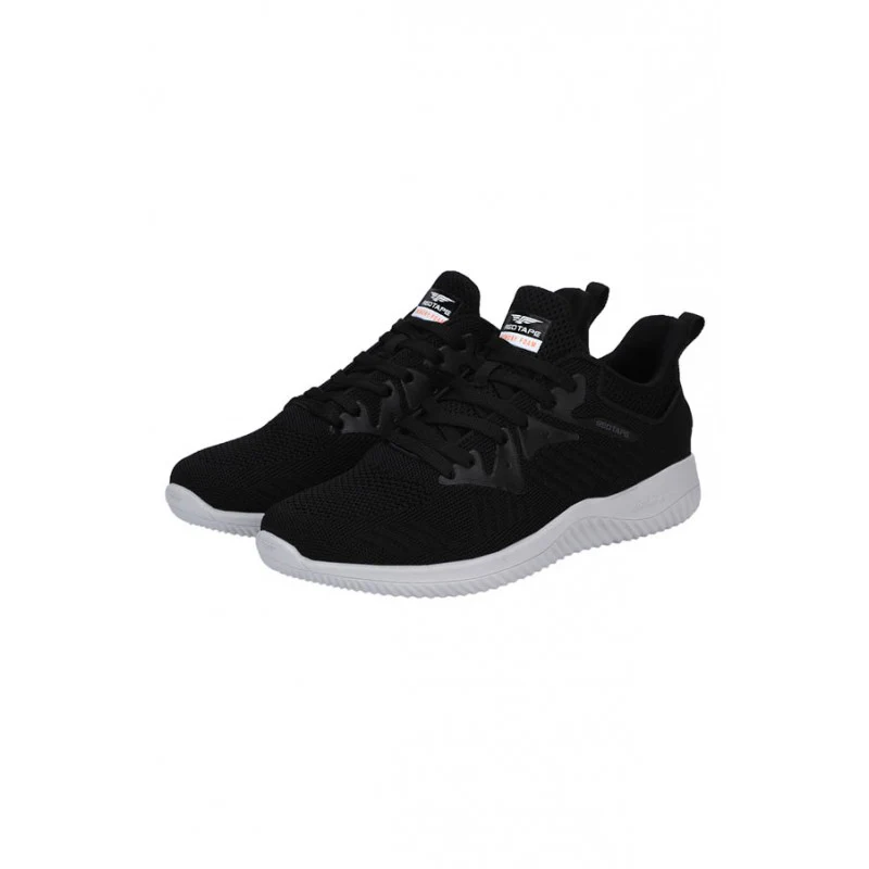 Men Black Walking Shoes - Image 3