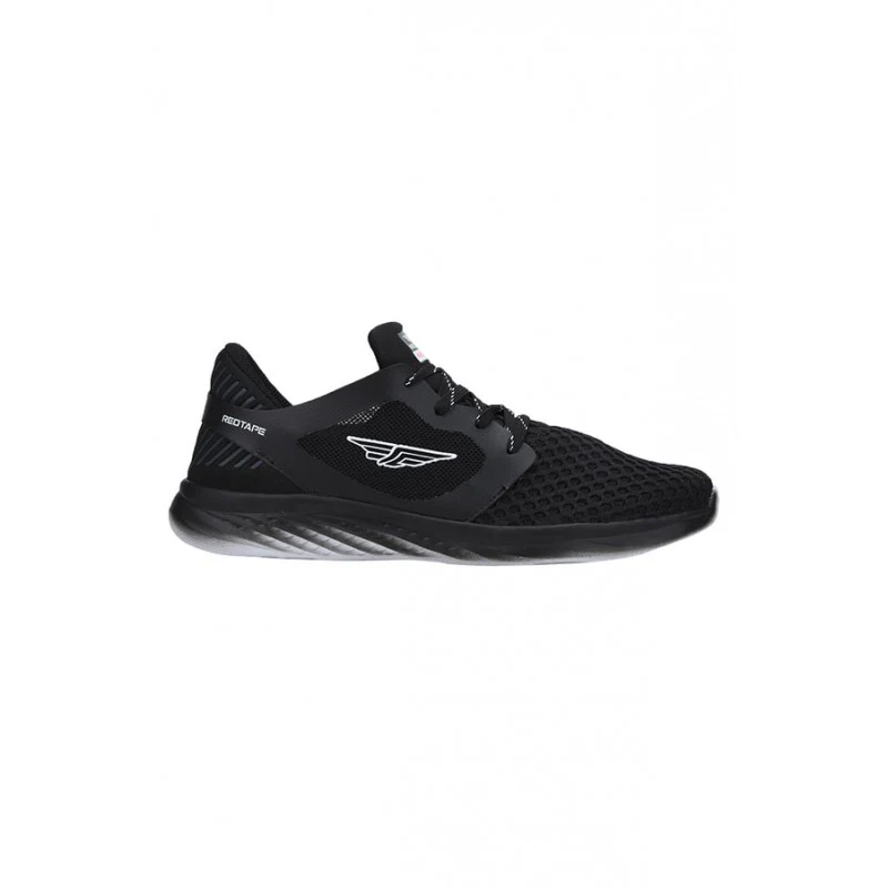 Men Black Walking Shoes - Image 2