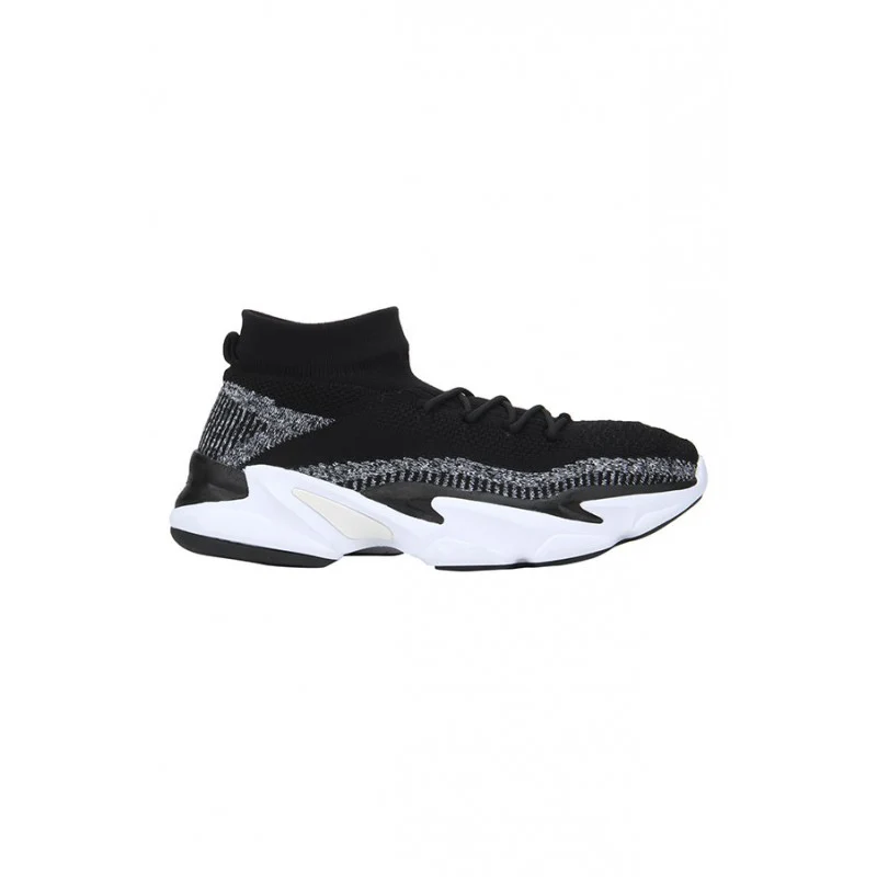 Men Black Walking Shoes - Image 2