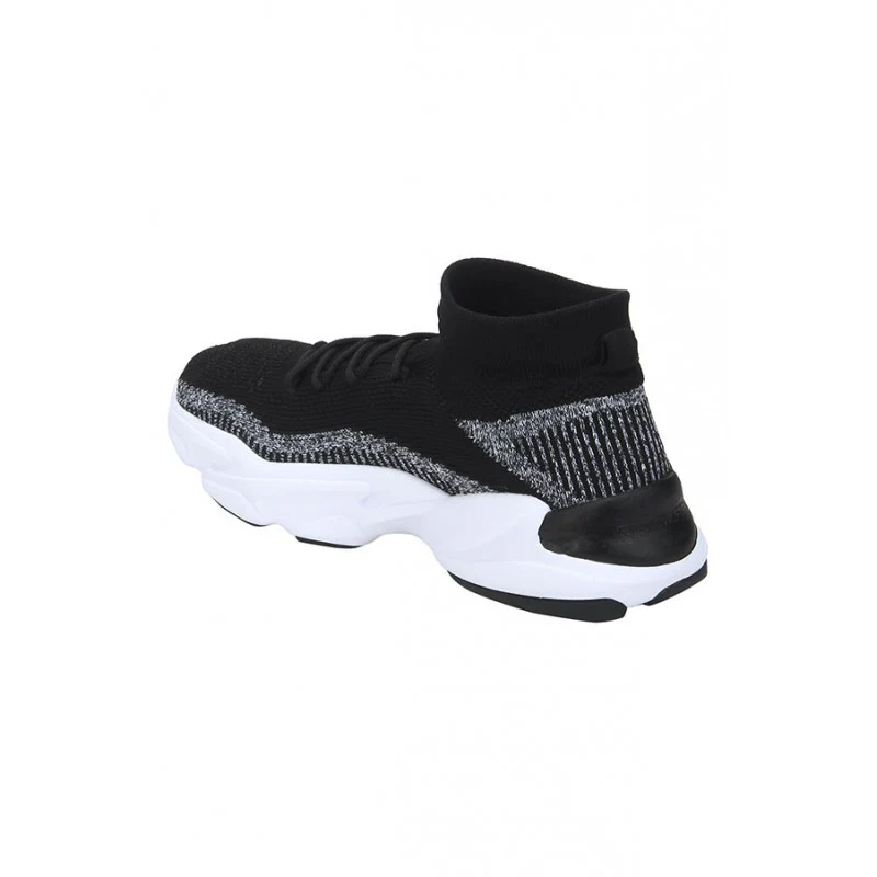 Men Black Walking Shoes - Image 5