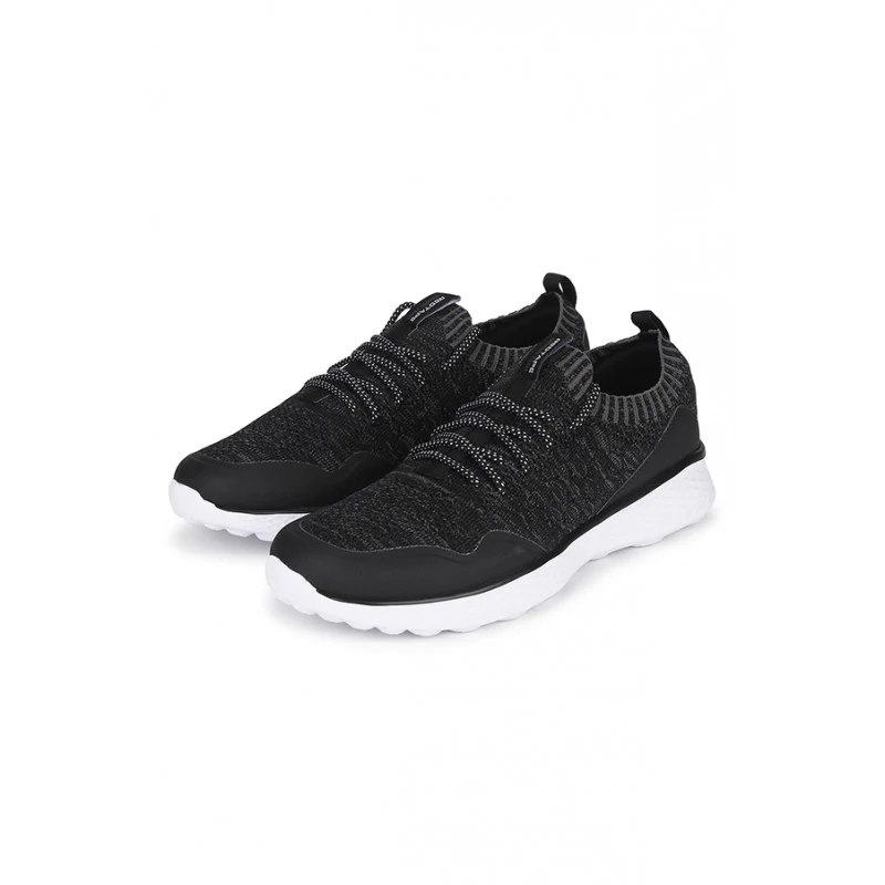 Men Black Walking Shoes - Image 4