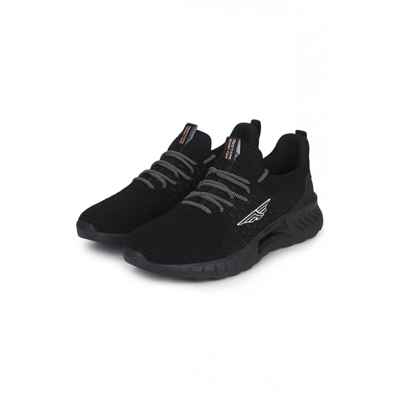 Men Black Walking Shoes - Image 3