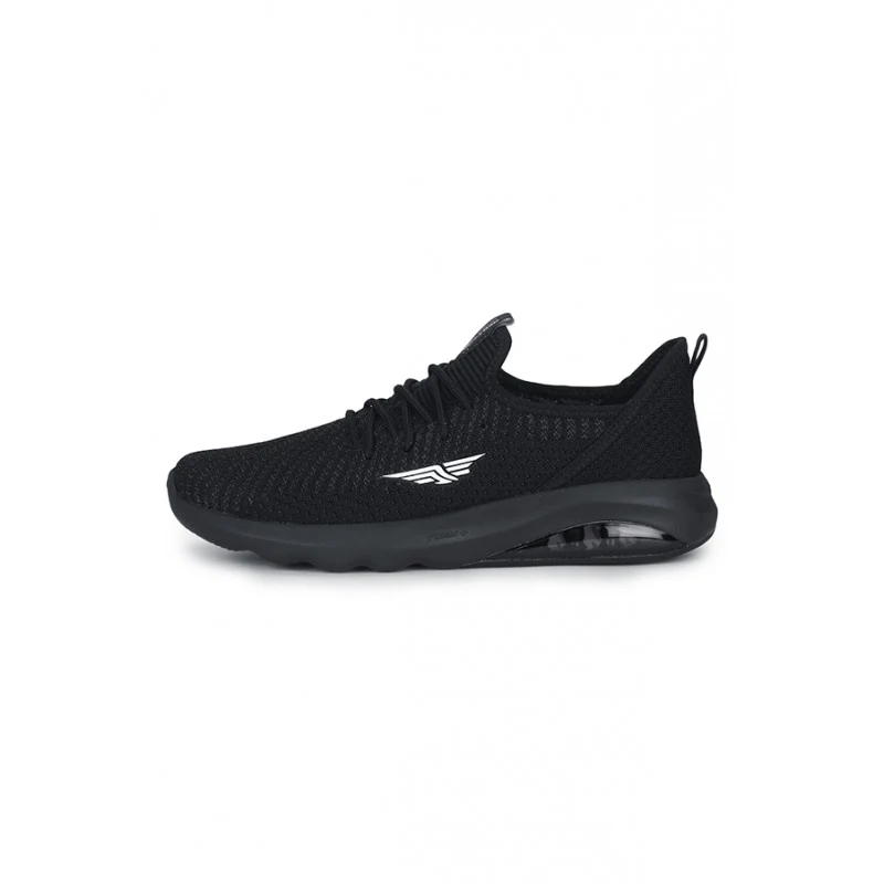 Men Black Walking Shoes - Image 3
