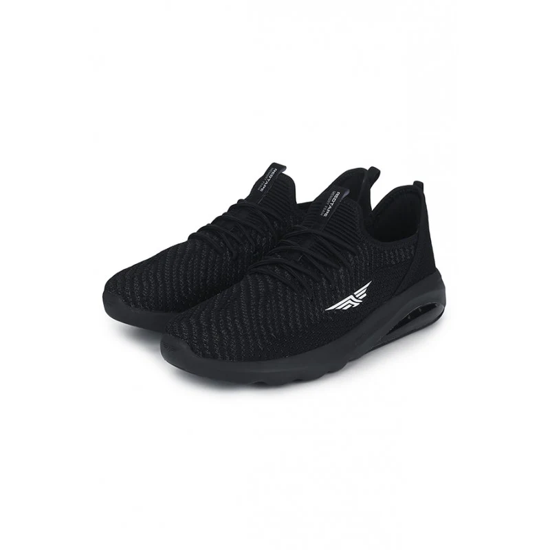 Men Black Walking Shoes - Image 4