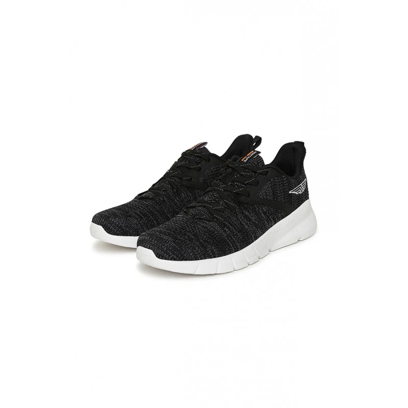 Men Black Walking Shoes - Image 4