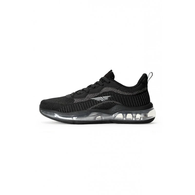 Men Black Walking Shoes - Image 3