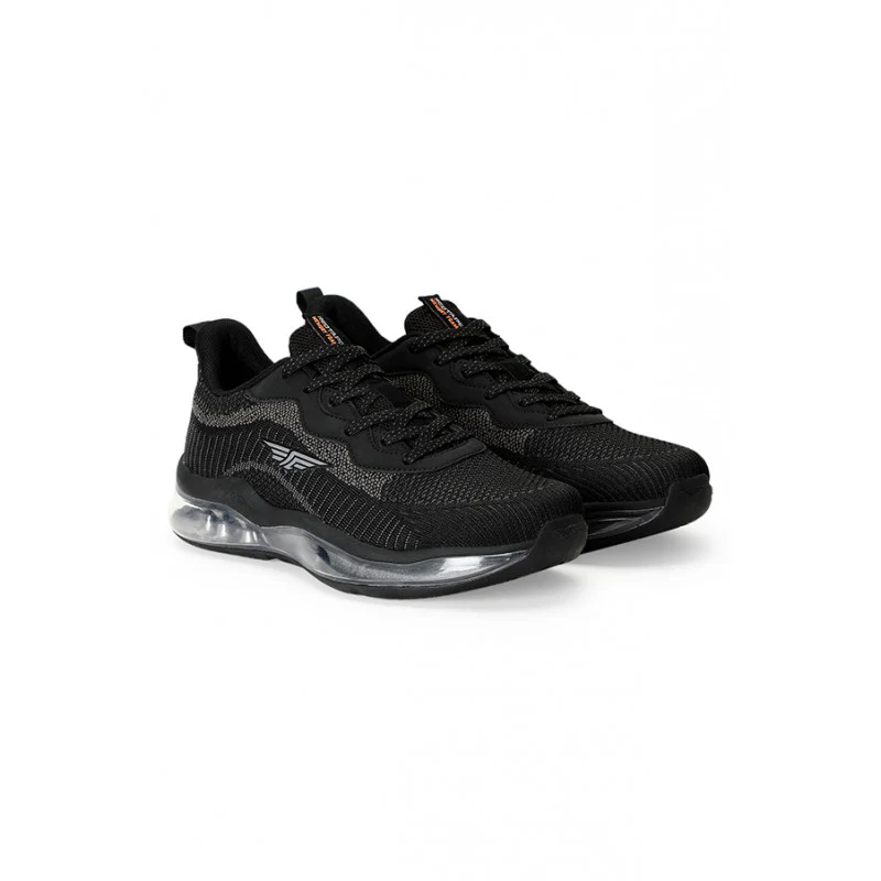 Men Black Walking Shoes - Image 6
