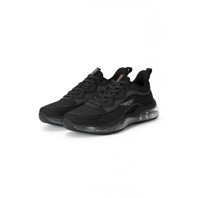 Men Black Walking Shoes - Image 7