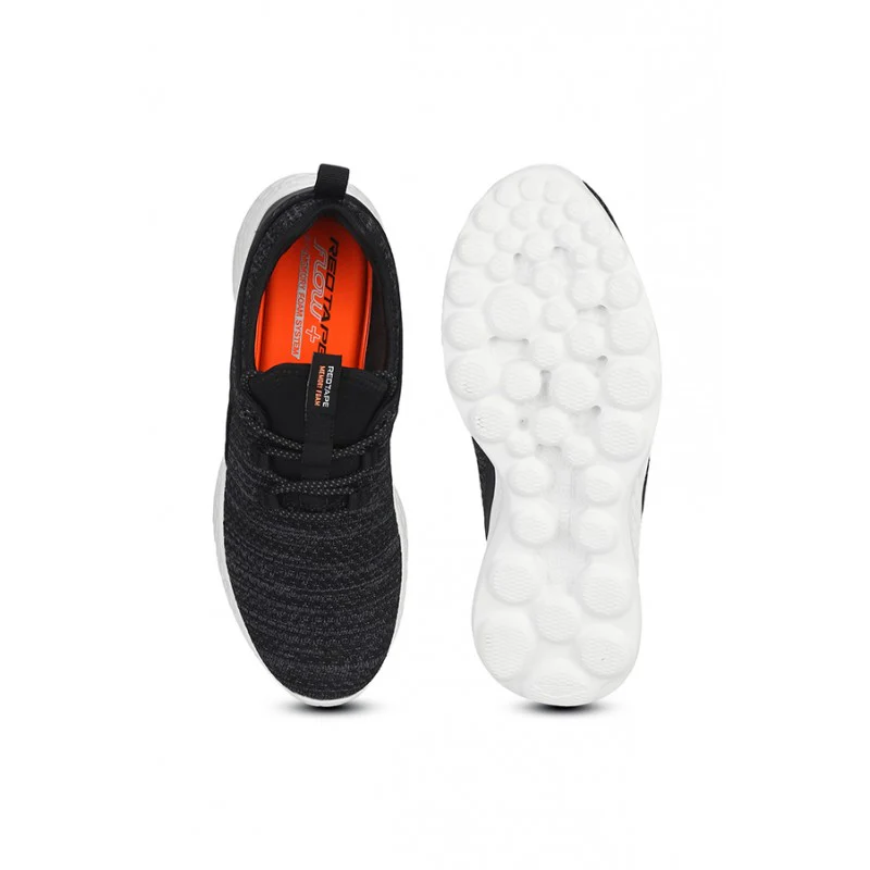 Men Black Walking Shoes - Image 5