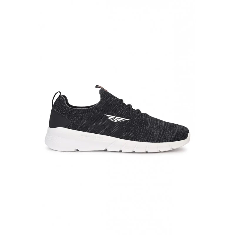 Men Black Walking Shoes - Image 2